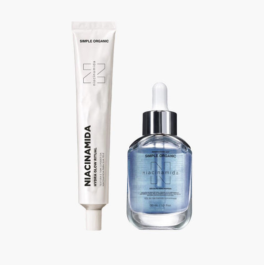 Kit Hydra Glow Ritual Niacinamida + Solução Niacinamida