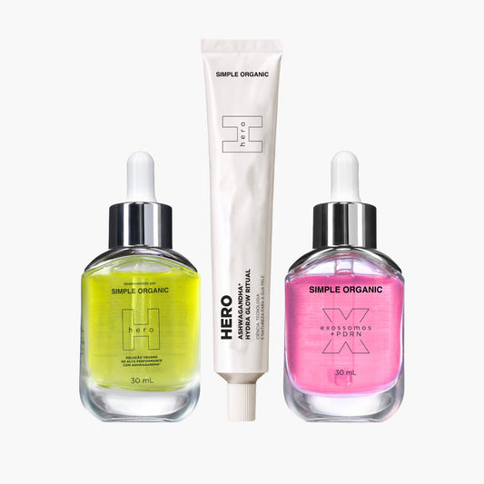 Kit Solução PDRN + Solução Hero + Hero Hydra Glow Ritual