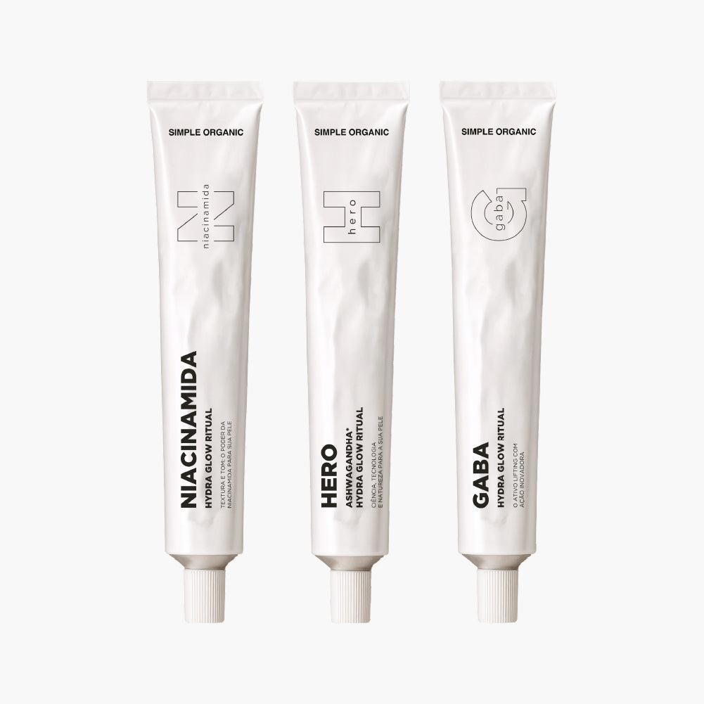 Trio Hydra Glow Ritual (Niacinamida + Hero + Gaba)